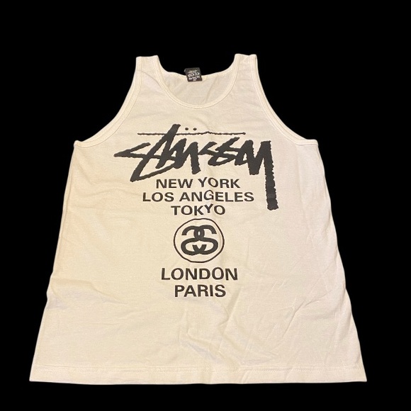 🆕 STUSSY tank top World Tour exclusive - Picture 2 of 5